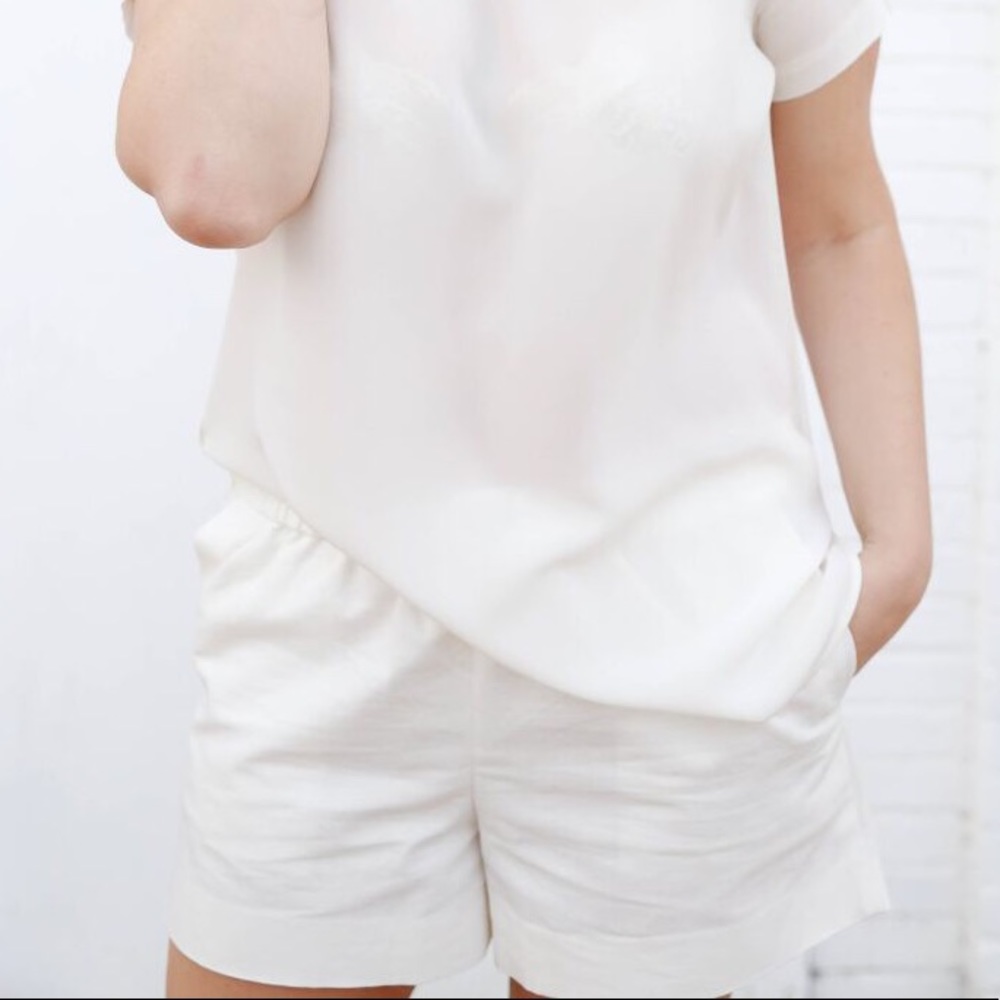 J.Crew Cotton Faille Pull-On Short Size M